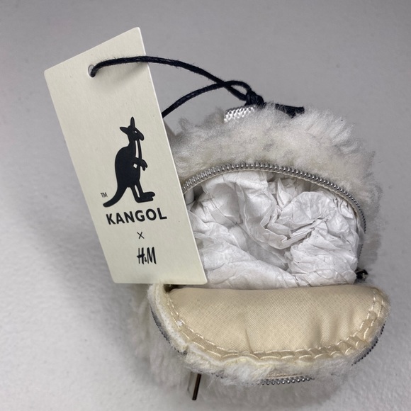 H&M x Kangol Teddy Bear Backpack Key Chain NWT - Picture 9 of 11